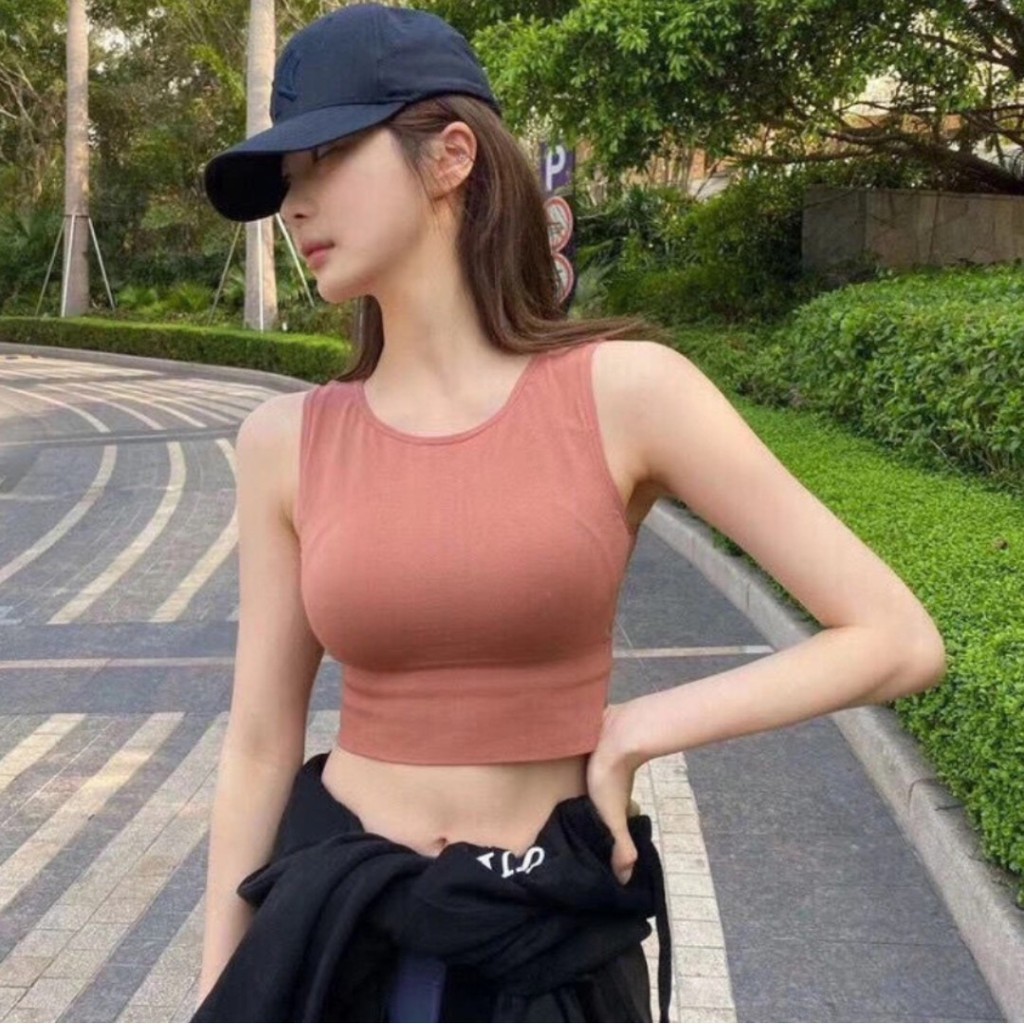 Áo Lót Nữ Kèm Mút Áo Bra Tập Gym Yoga ❤️HÀNG XỊN❤️  Co Giãn Dáng Croptop Tôn Dáng