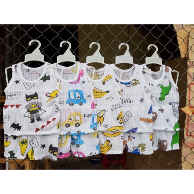 bộ sát nách giấy cho bé