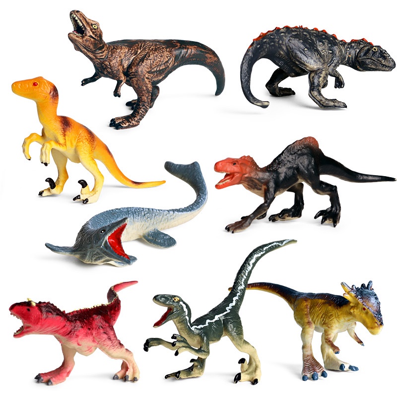 Mô Hình Khủng Long Tyrannosaurus Rex Spinosaurus Mosasaurus Đồ Chơi Giáo Dục Cho Bé