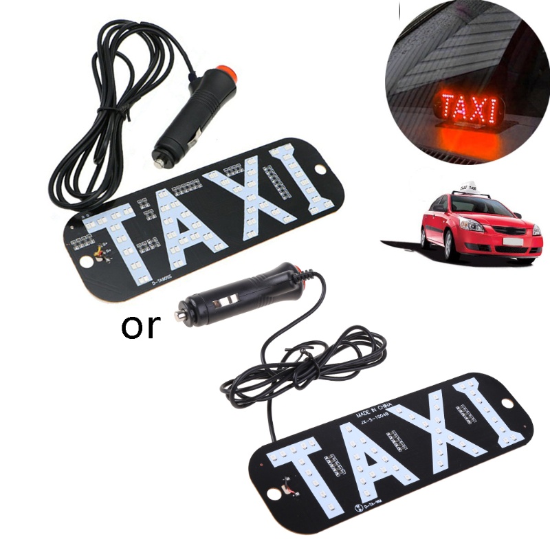 Đèn LED tín hiệu Taxi Uber 12V có cáp sạc tiện dụng