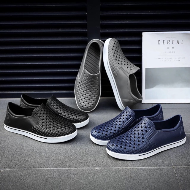 Giày nhựa đi mưa thời trang cho nam 😎