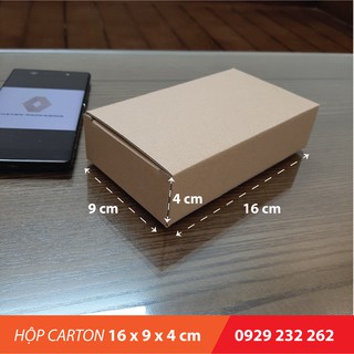 9x4x16 hộp carton đóng hàng gửi cod