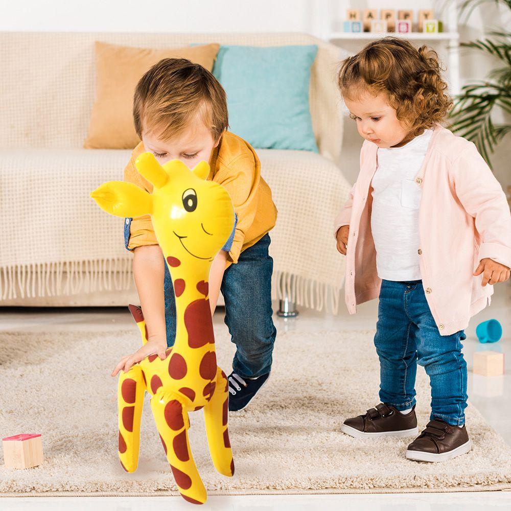 2 Bong Bóng Bơm Hơi Hình Hươu Cao Cổ Dễ Thương