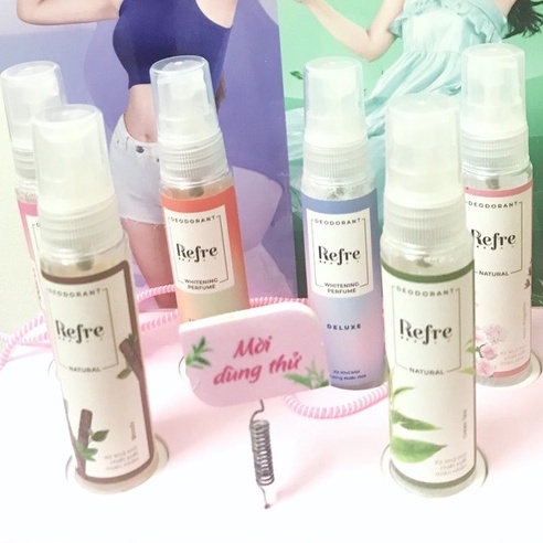 Xịt khử mùi - Refre Natural 30ml  chính hãng