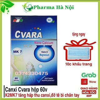 Canxi Cvara hộp 60 viên ⚡nhập khẩu Pháp⚡