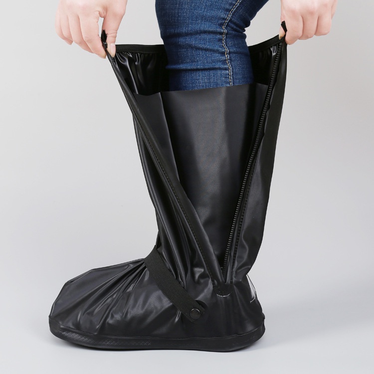 Ủng đi mưa ngoài trời cao cấp, chất liệu nhựa PVC 2 lớp loại đế dày cao cấp (Rainproof Shoe Cover)