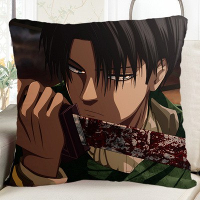 Gối IN HÌNH Attack on Titan Đại chiến Titan anime chibi dễ thương gồm cả vỏ và ruột