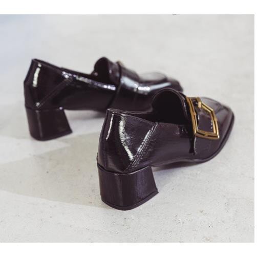 Giày Oxfort da bóng gót cao 5cm -h91 | BigBuy360 - bigbuy360.vn