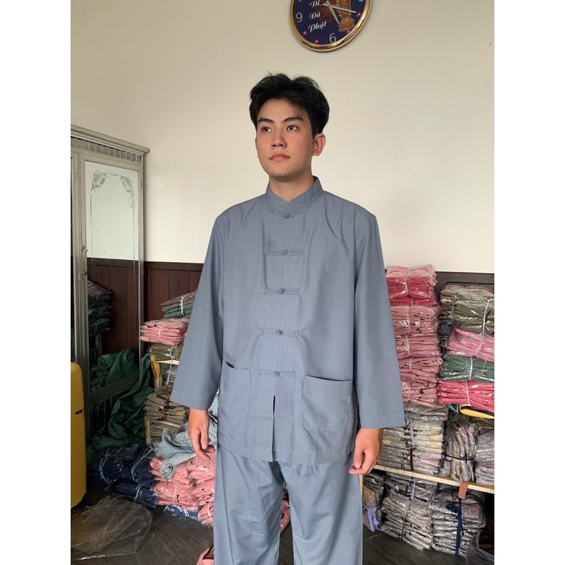 ĐỒ LAM ĐI CHÙA # Lãnh Tựu Cổ Tàu Dài Tay | BigBuy360 - bigbuy360.vn