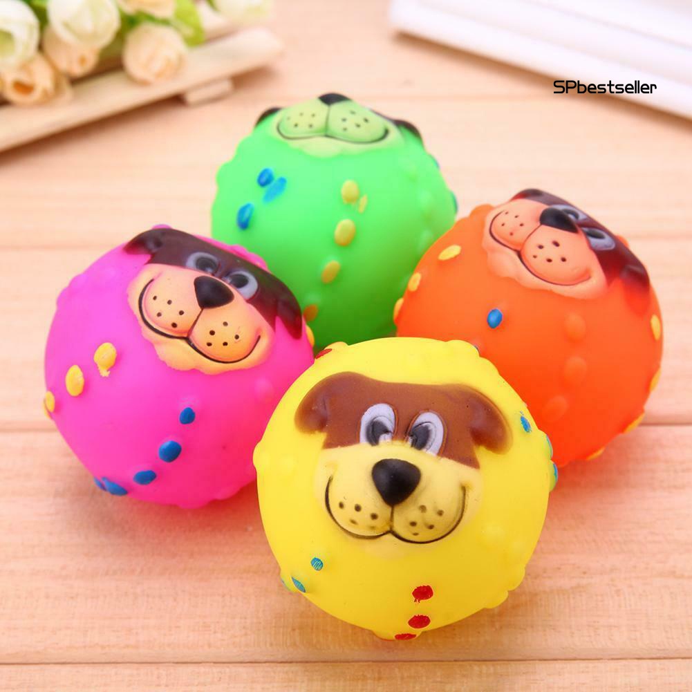 Đồ Chơi Bóng Ném Mềm Phát Ra Tiếng Kêu Cho Thú Cưng