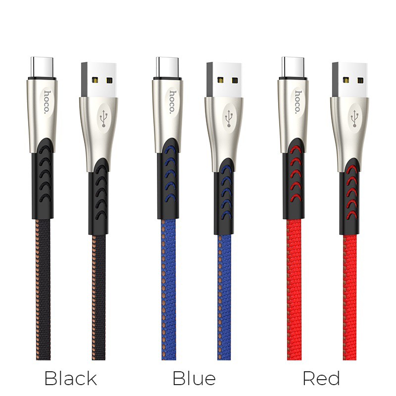 Cáp Sạc Nhanh HOCO U48 2018 - Sạc Nhanh 5V-2.4A - Siêu Bền - Hàng Chính Hãng