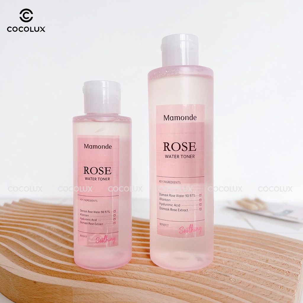 Nước hoa hồng Mamonde Rose water daily skin toner Cocolux