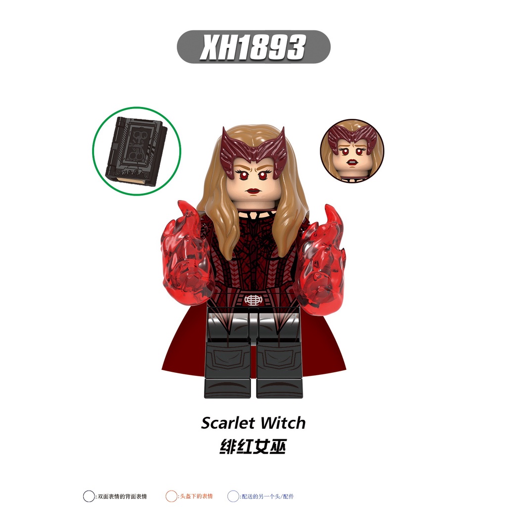Minifigures Các Mẫu Nhân Vật Siêu Anh Hùng Phù Thủy Doctor Strange 2 In The Multiverse of Madness X0335 Đồ Chơi Lắp Ráp
