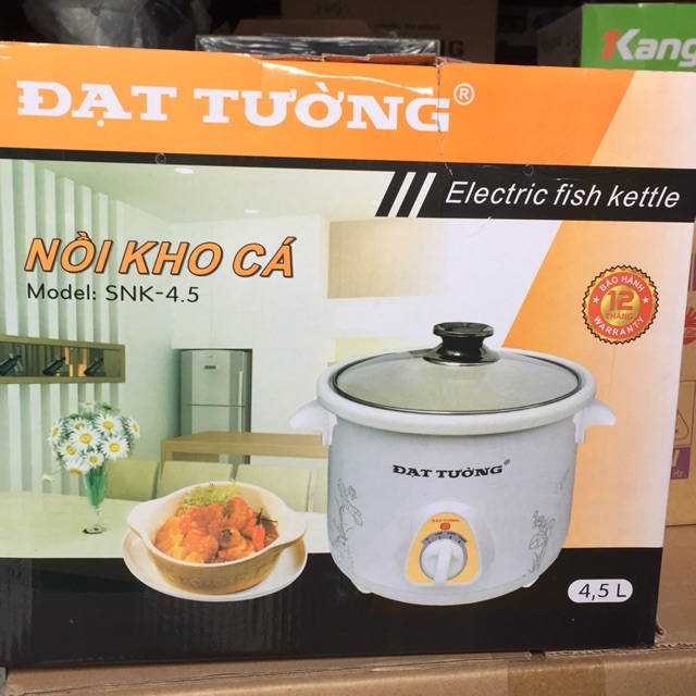 Nồi Hầm Cháo 4,5L Đạt Tường -Thiết Bị Điện Gia Dụng - Đồ gia dụng nhà bếp - Nồi Hầm Chậm