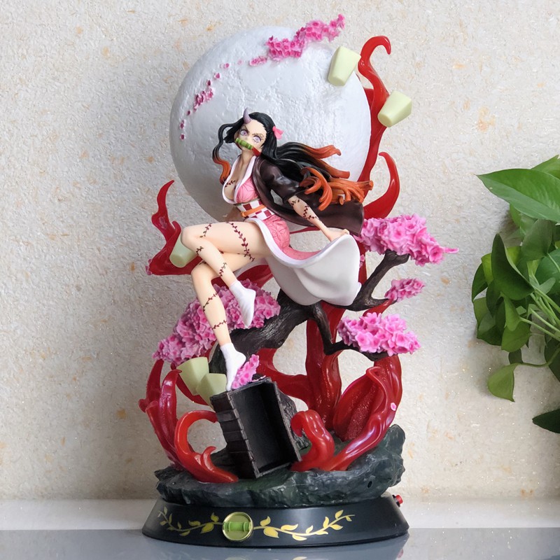 Mô hình Kimetsu No Yaiba Thanh gươm diệt quỷ - Mô hình Nezuko Kamado size lớn có Led KY033