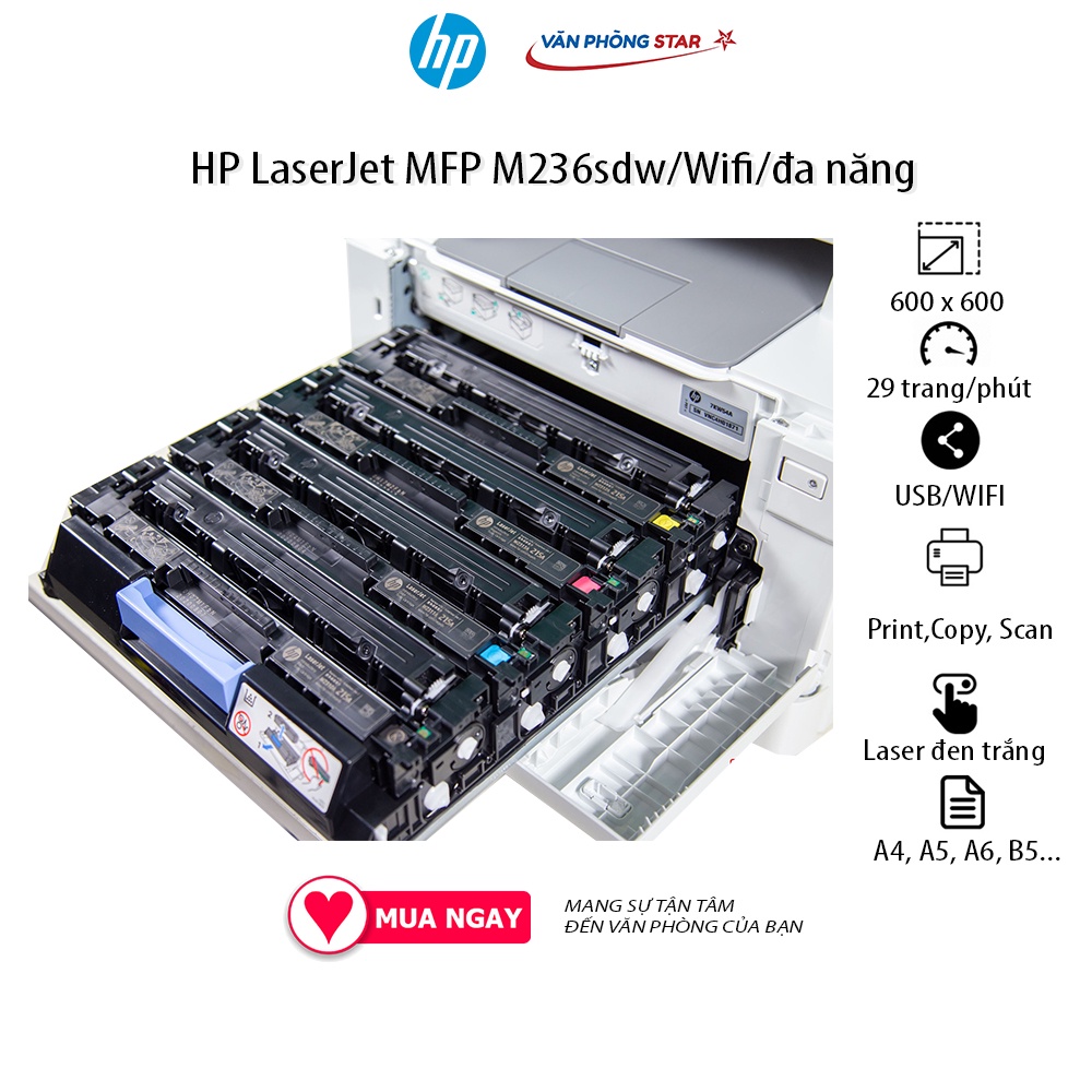 [Free ship] Máy in màu đa chức năng HP Color LaserJet Pro MFP M182n tốc độ 16 trang/phút tại Vanphongstar