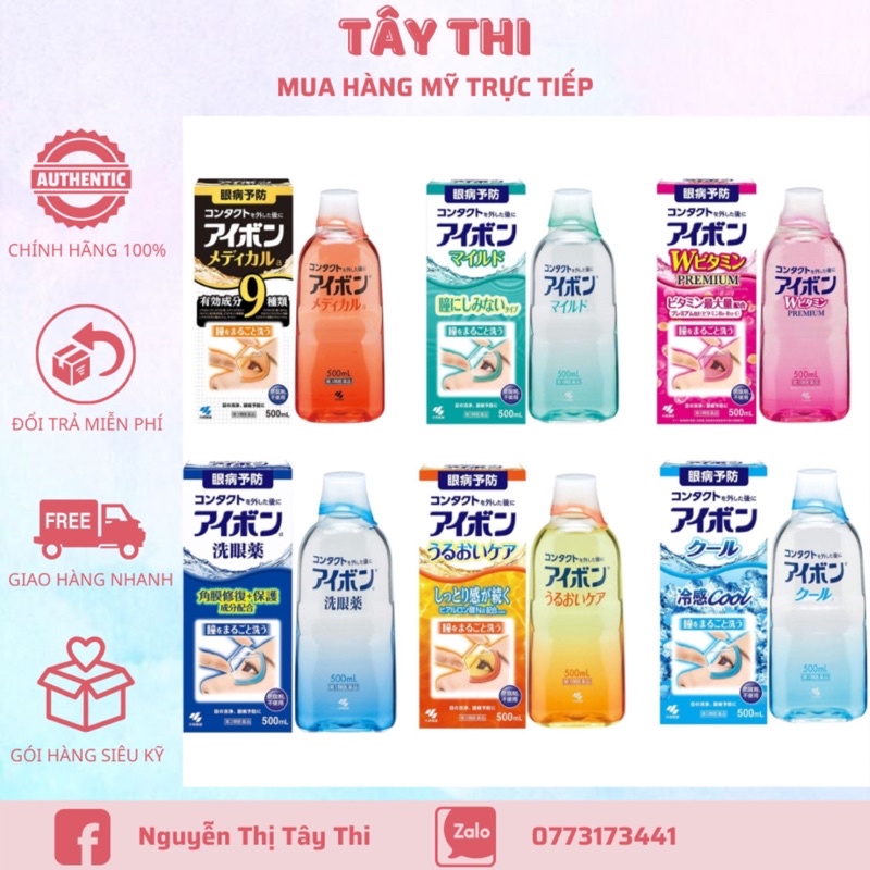 Nước Rửa Mắt Eyebon Nhật Bản 500ml