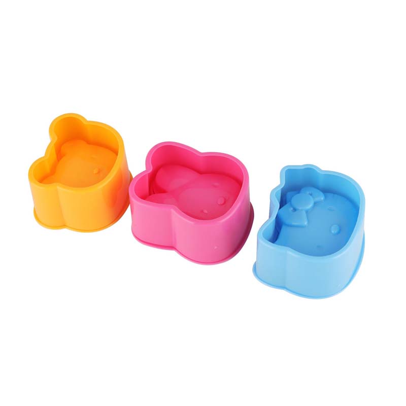 【3C】Set Khuôn Làm Cơm Nắm Sushi Hình Thỏ/Gấu Hoạt Hình DIY Cho Trẻ Em