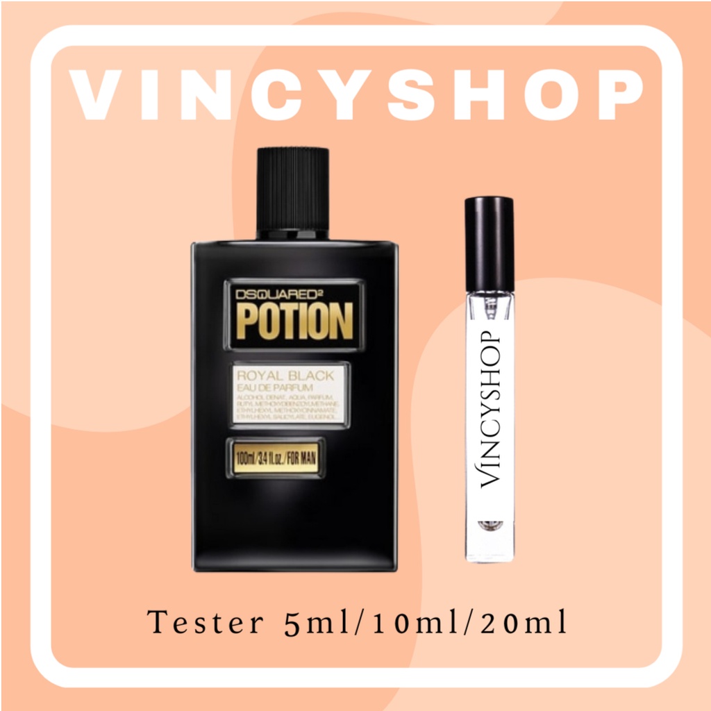 [Auth] ✅  Nước hoa DSQUARE2 Potion Royal Black # 𝐕𝐢𝐧𝐜𝐲 𝐒𝐡𝐨𝐩