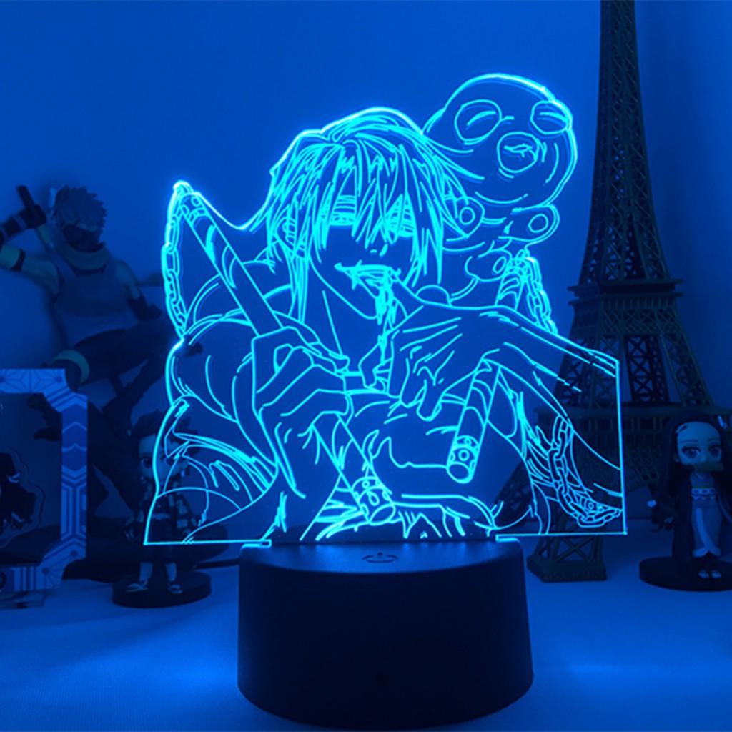 Đèn Led 3d Tạo Hình Anime Xinh Xắn