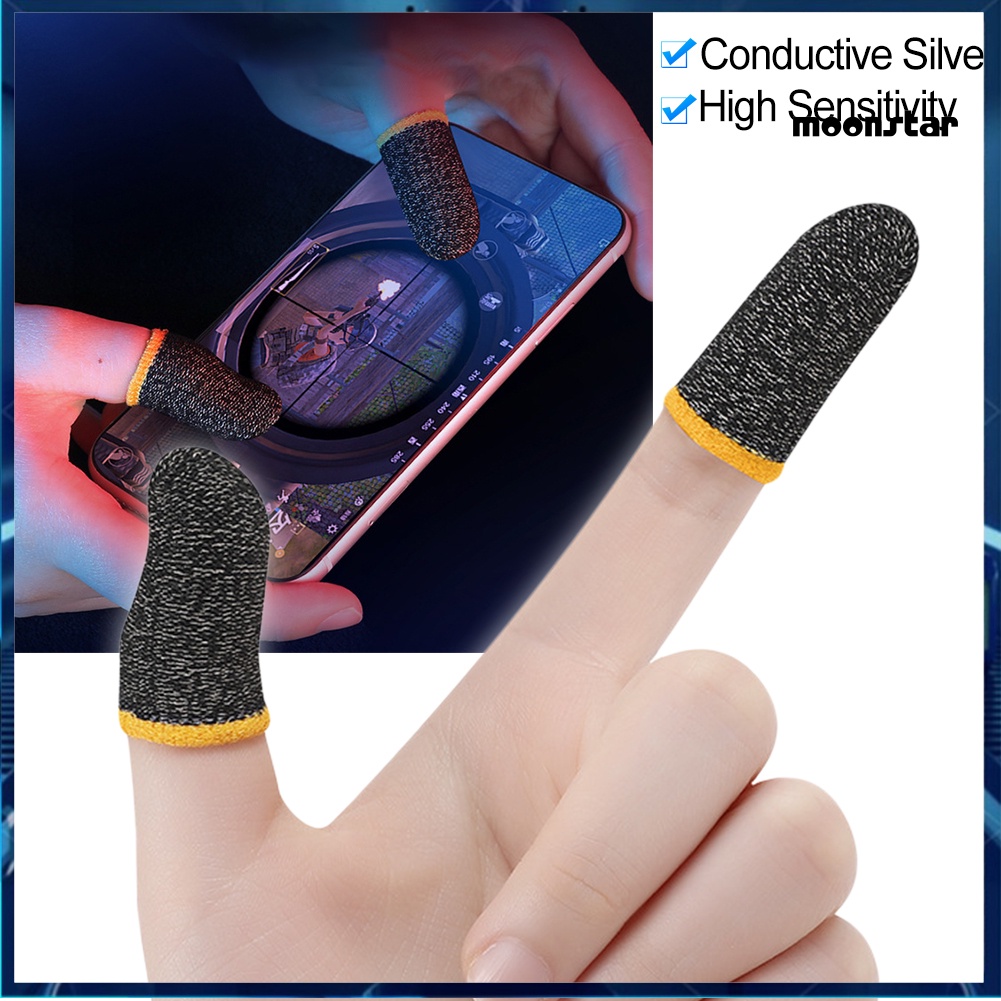 2 Bọc ngón tay chơi game bằng sợi carbon chống mồ hôi