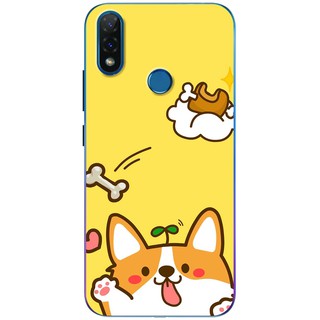 Ốp lưng Vsmart Joy 2 Plus, Joy 3, Joy 4 in hình Cún và xương