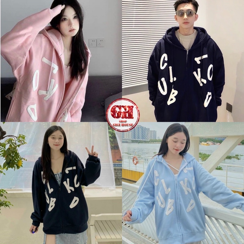 Áo KHOÁC Hoodie KOL Nỉ Cao Cấp Nam Nữ Ulzzang Unisex Gigihouse | BigBuy360 - bigbuy360.vn