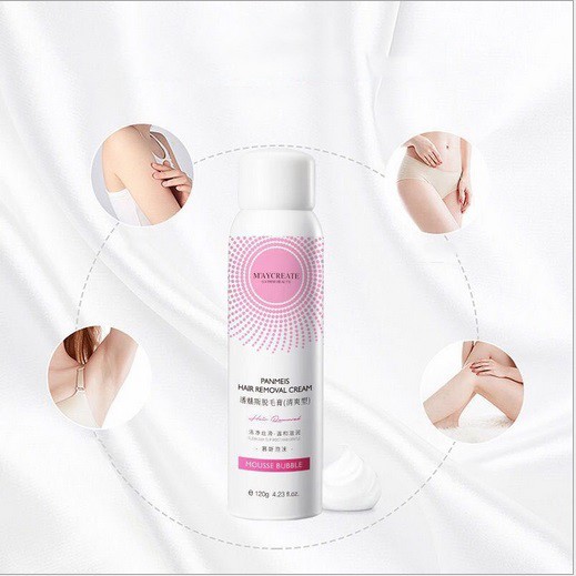 Kem tẩy lông Maycreate 120g, tẩy lông chân và tay, kem tẩy lông nách, xịt tẩy lông chính hãng SPU149