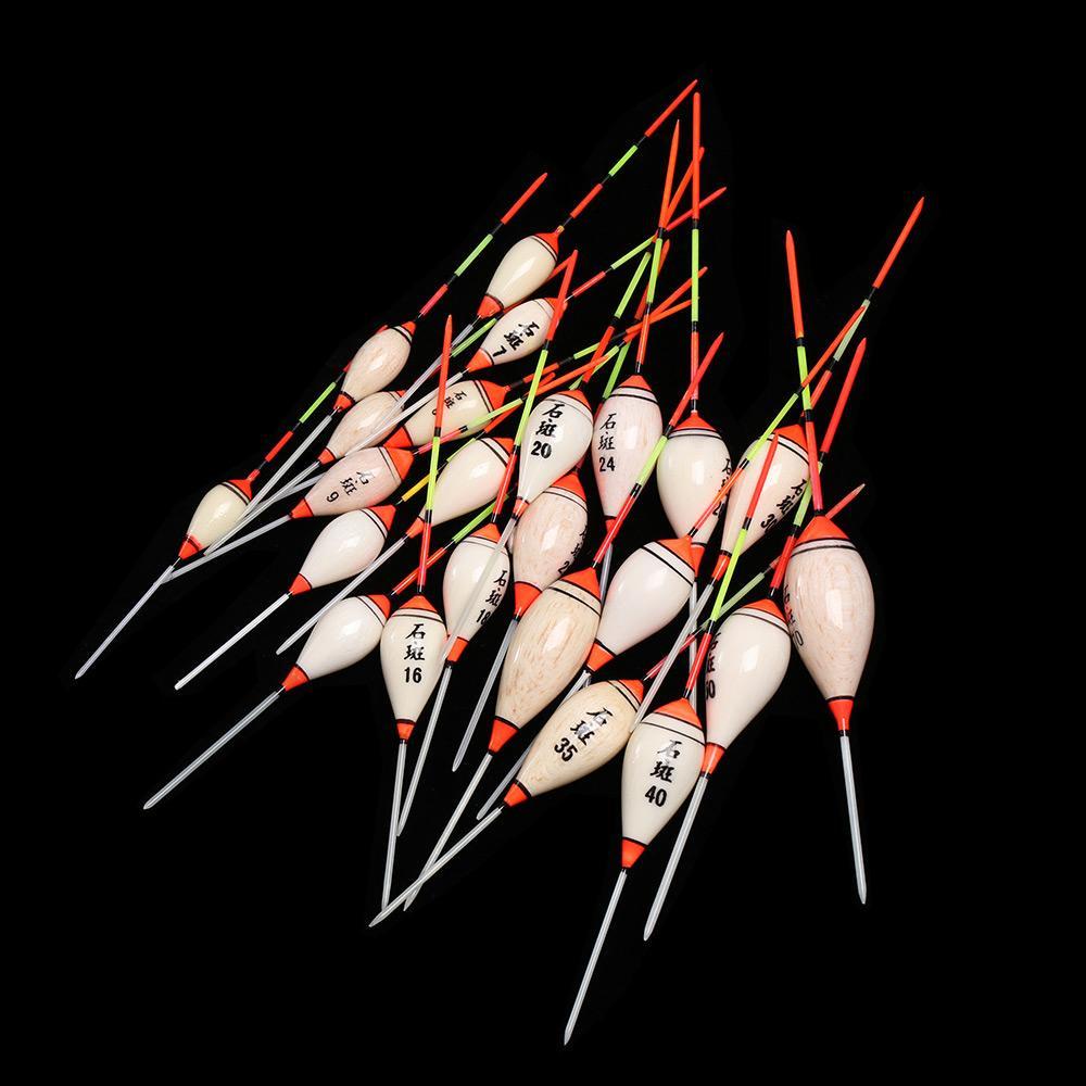 Set 5 Phao Câu Cá Bằng Gỗ Balsa Chất Lượng Cao