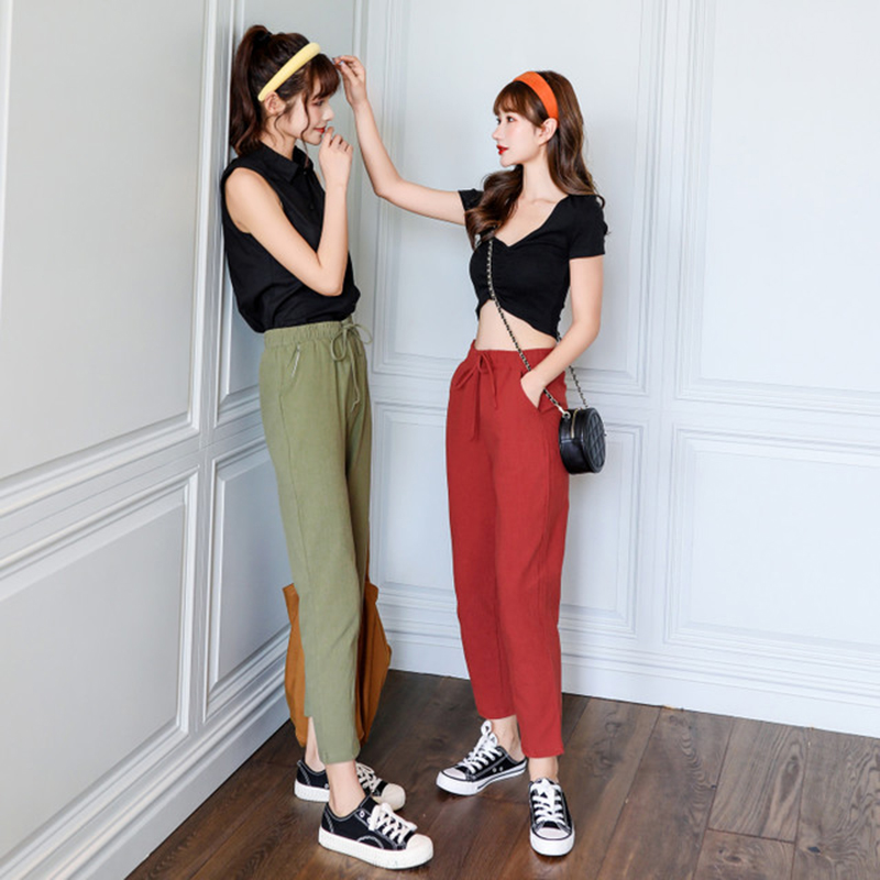 Quần Cotton Nữ 9 Màu Thời Trang | BigBuy360 - bigbuy360.vn