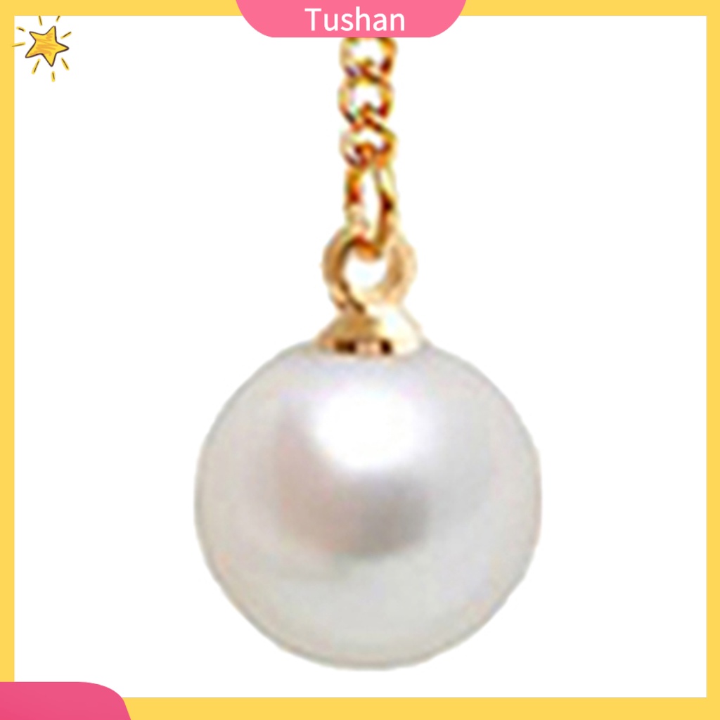 Bông tai cánh thiên thần đính đá và ngọc trai giả sang trọng