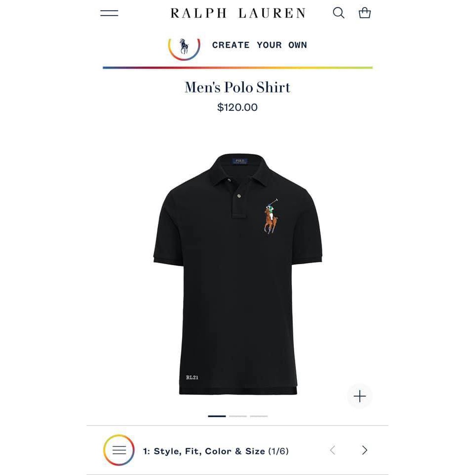 Áo polo Ralph Lauren xuất xịn logo ngựa to Ss2021 Áo thun có cổ - Modife Shop