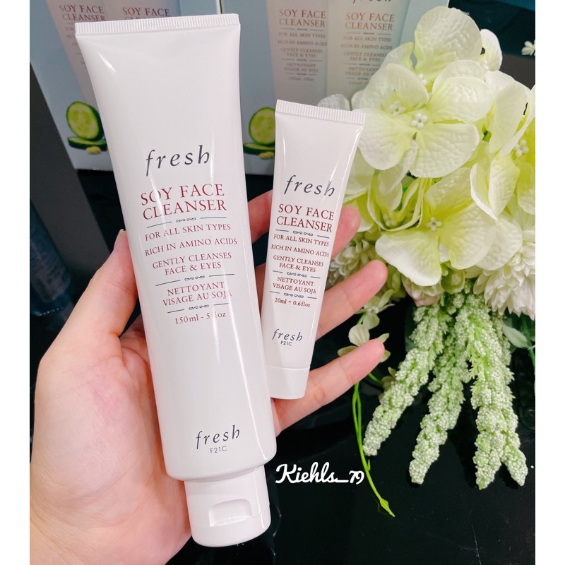 Sữa rửa mặt Fresh soy face cleanser 20ml - 50ml - 150ml