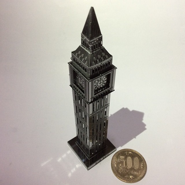 Mô Hình 3D Kim Loại Tháp Đồng Hồ Bigben