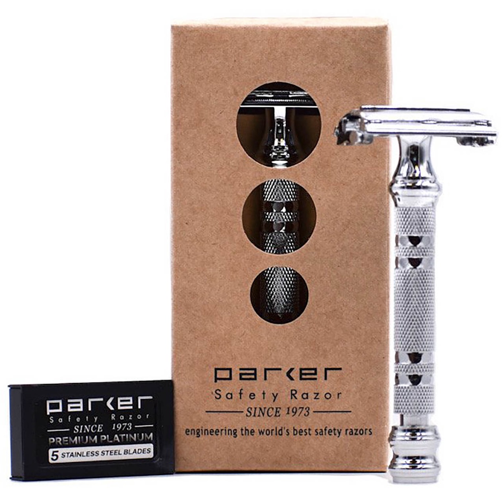 Dao Cạo Râu Parker 66R Safety Razor Butterfly Open