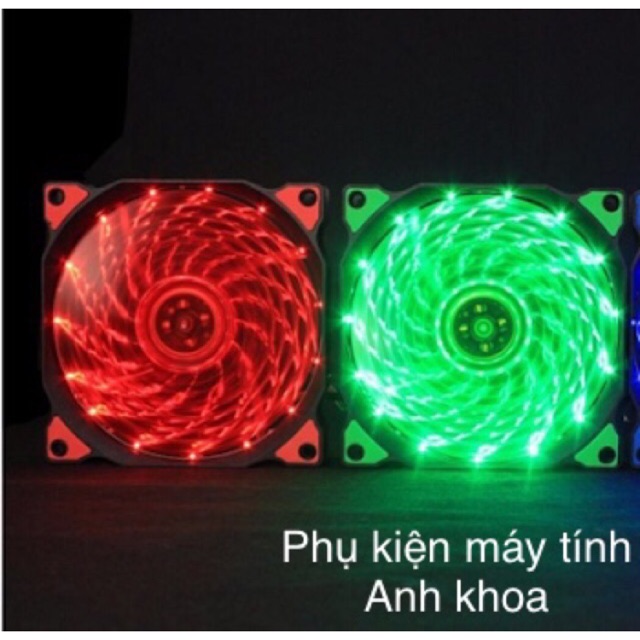 Quạt máy tính có đèn led (33 bóng 12cm)