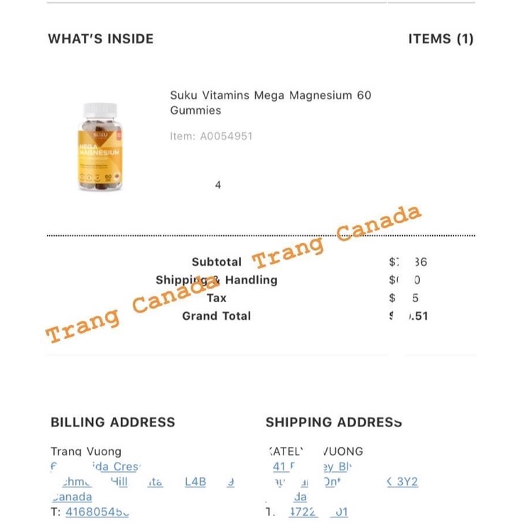 Viên kẹo dẻo bổ sung Magie Mega magnesium suku 60 viên