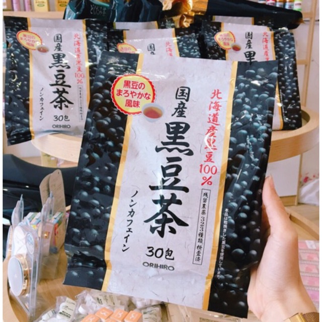 Trà đậu đen Orihiro 30 gói của Nhật Bản - Trà đỗ đen nhật