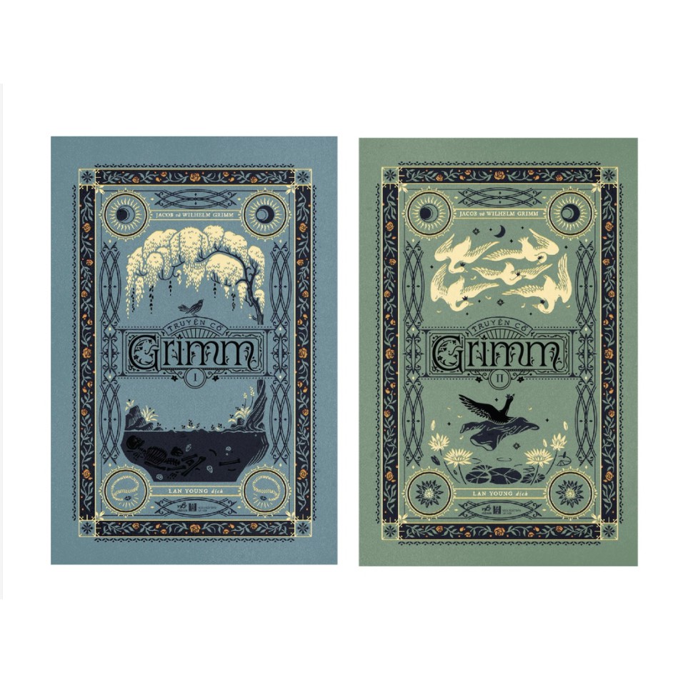 Sách - Bộ Truyện cổ Grimm (02 cuốn) (Bìa cứng)