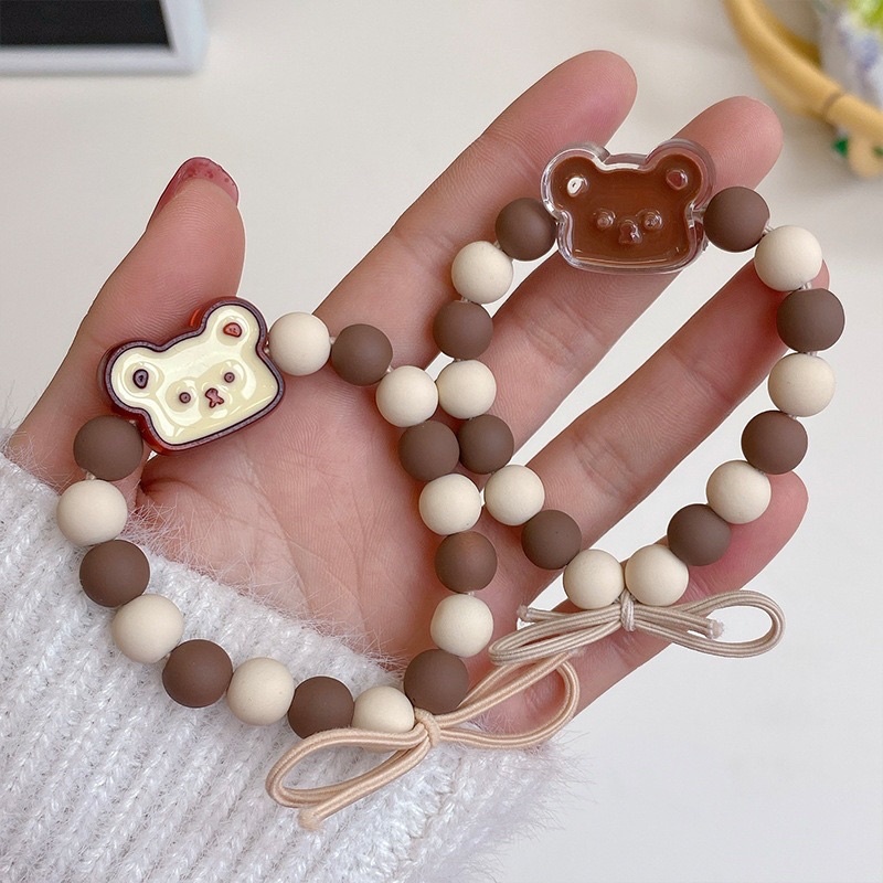 Vòng đeo tay Miniso gấu dễ thương màu nâu cà phê