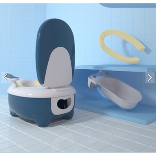 Bô vệ sinh cho bé cao cấp hình chim cánh cụt - Loại 1