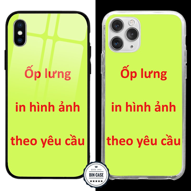 🍀 Ốp lưng iPhone in hình theo yêu cầu in ảnh cá nhân đẹp giá rẻ 🍀 iphone 6s/6/7/8 plus/x/xr/xs max/11 pro max/12 promax