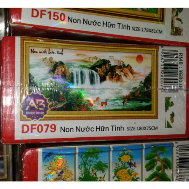 Freeship 99k TQ_Tranh đá phong cảnh 1m8