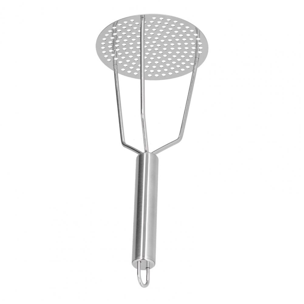 Potato Masher Stainless Steel Fruit&Meat W/Ergonomic Han HG