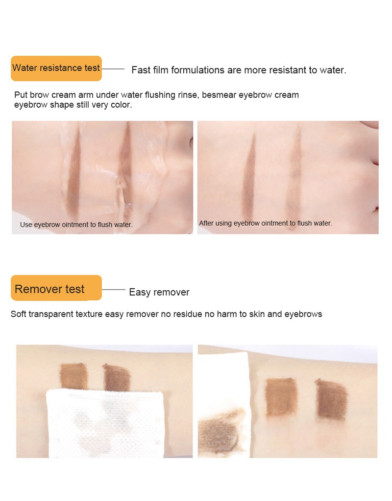 ☀☀☀ (Hàng Mới Về) Kem Tạo Kiểu Lông Mày Tự Nhiên Không Màu Lâu Trôi ☝☝☝ | BigBuy360 - bigbuy360.vn