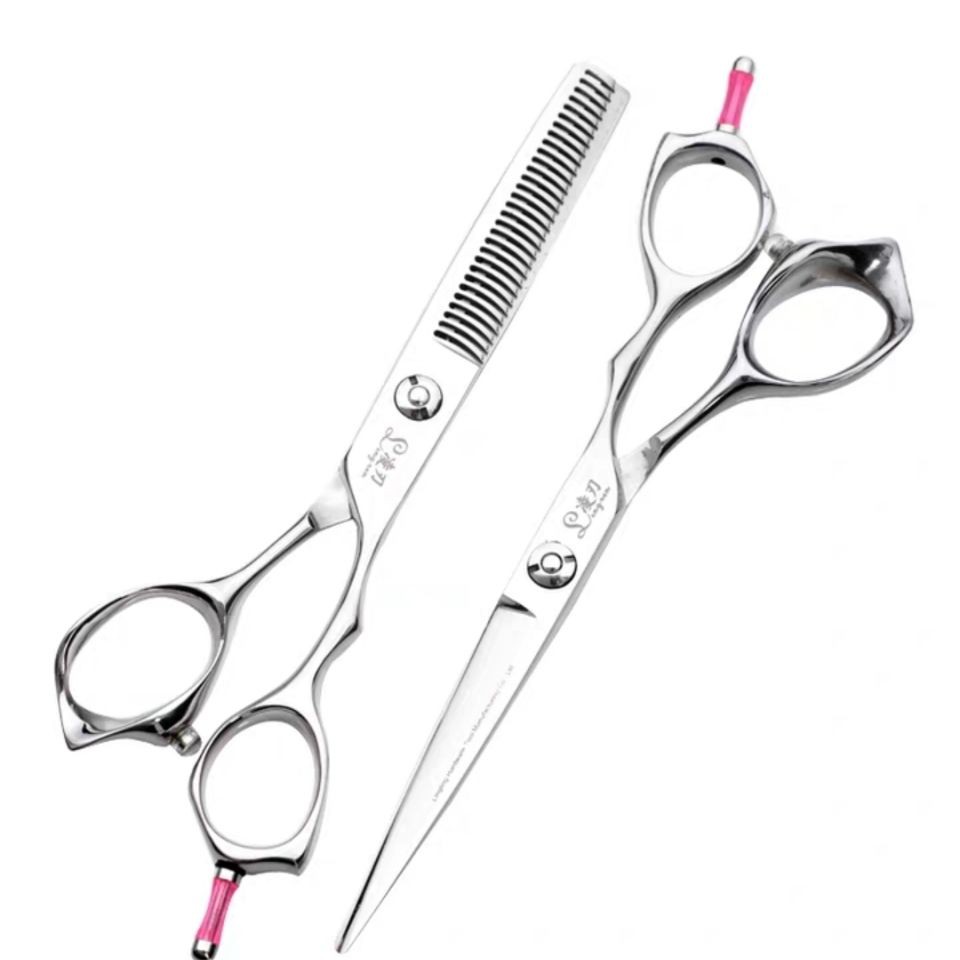 Máy cắt tóc Ling blade chính hãng Dụng cụ làm salon chuyên nghiệp, kéo tỉa răng thưa không dấu, bằng, bộ mái