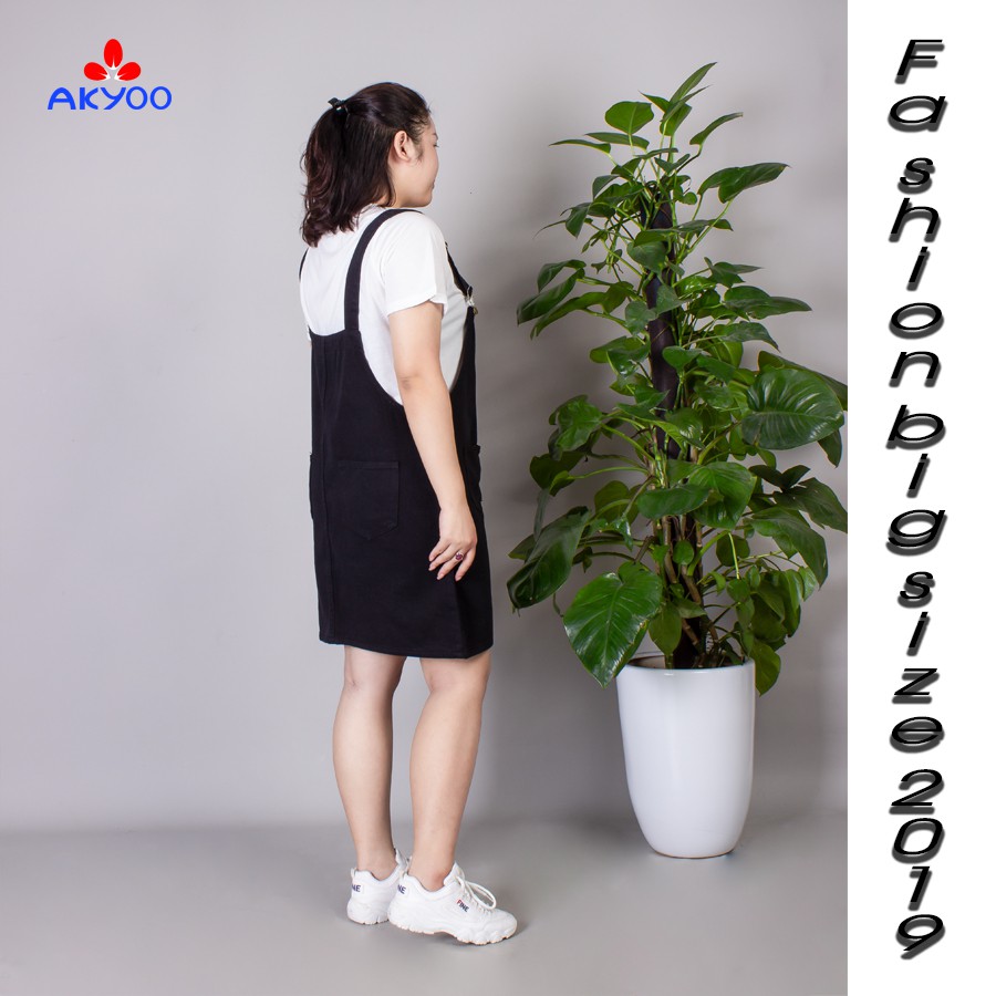 {Nhập mã AKYO10YQ giảm ngay 10k/1sp} YẾM JEAN BIG SIZE NỮ AKYO  60KG - 100KG { Hình thật } | BigBuy360 - bigbuy360.vn