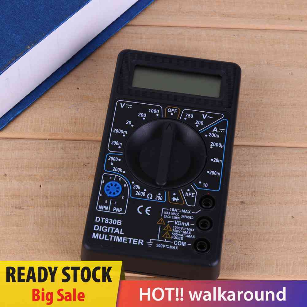 Vạn Năng Kế Điện Tử DT-830B AC / DC 750 / 1000V Có Màn Hình LCD