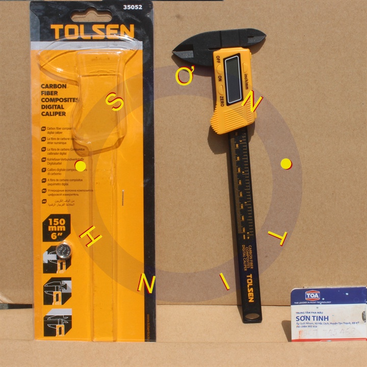 Thước kẹp điện tử công nghiệp tolsen 35052 35053