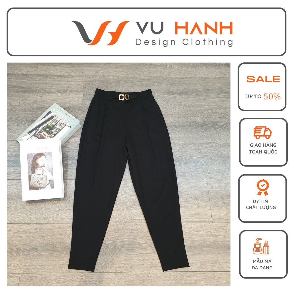 Quần umi đai xích, quần nữ co giãn | Shop Vũ Hạnh